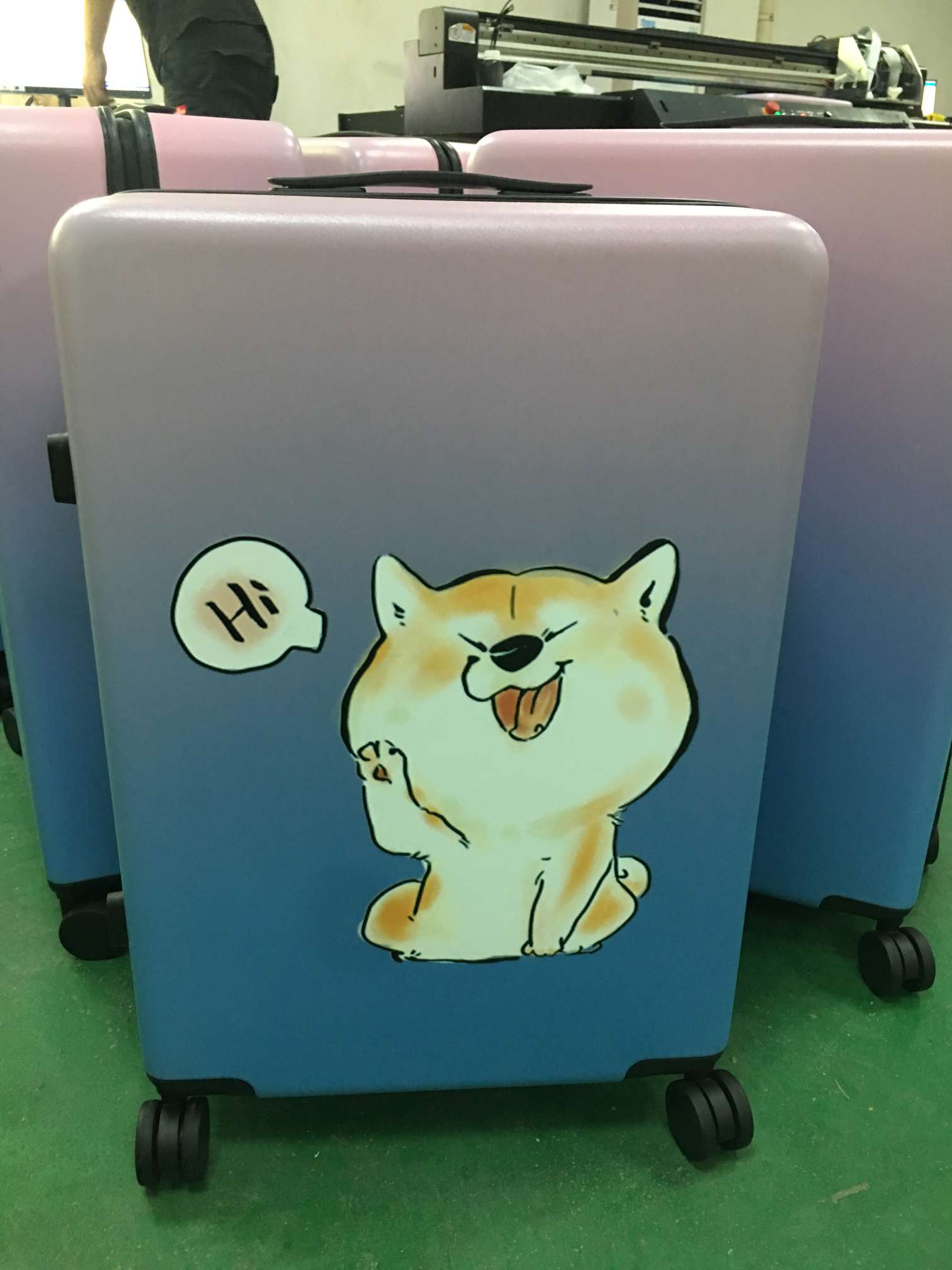 定制款全新升级款变色箱 拉杆箱 行李箱 旅行箱详情图8