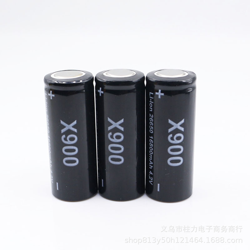 26650锂电池2000毫安充电锂电池手电筒电池批发