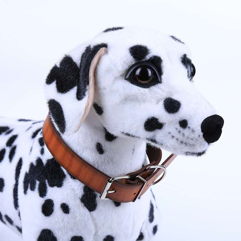 New pet collar factory direct sales in brown details Picture