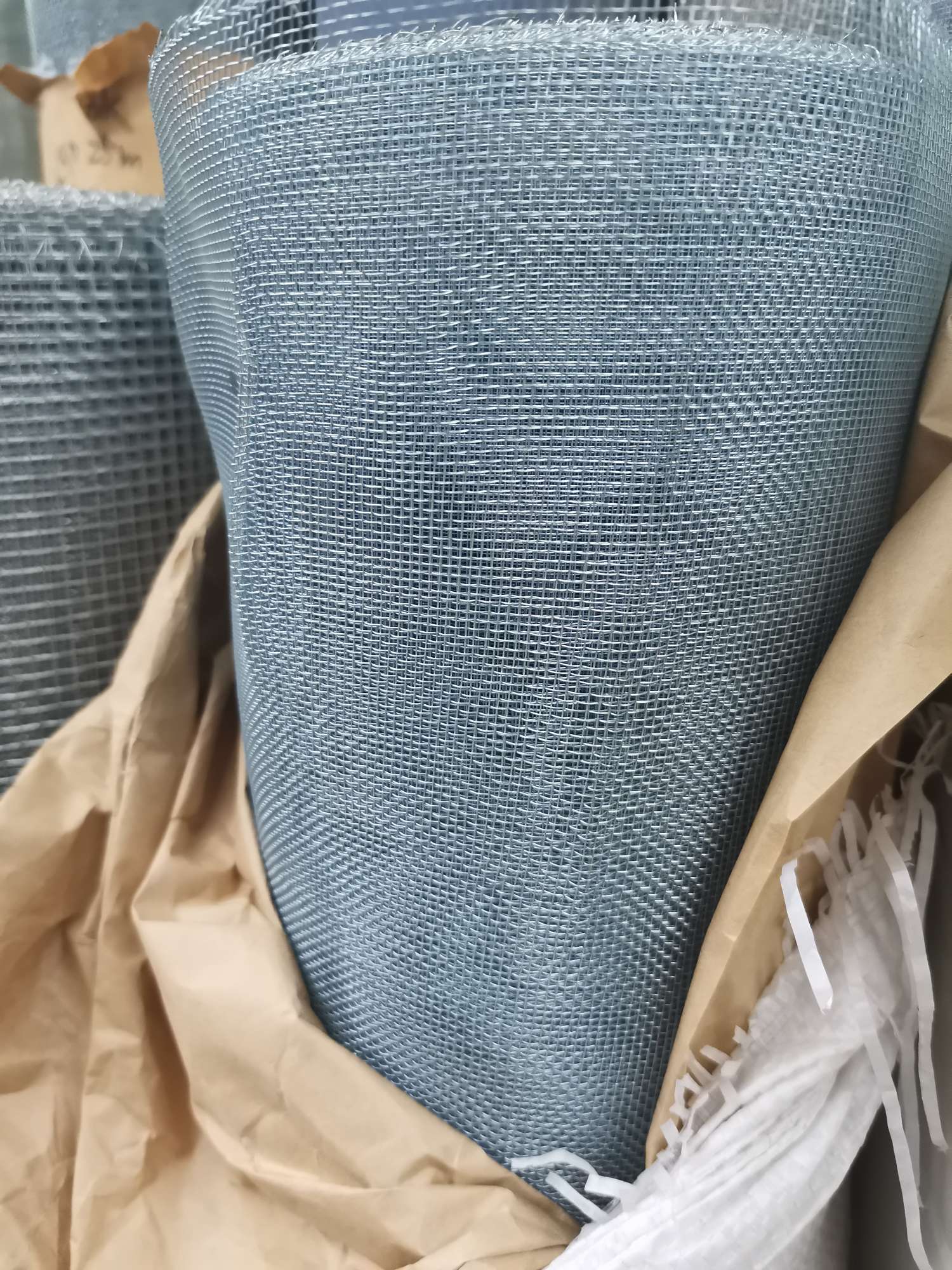 Galvanized mesh Galvanized white and blue window screen