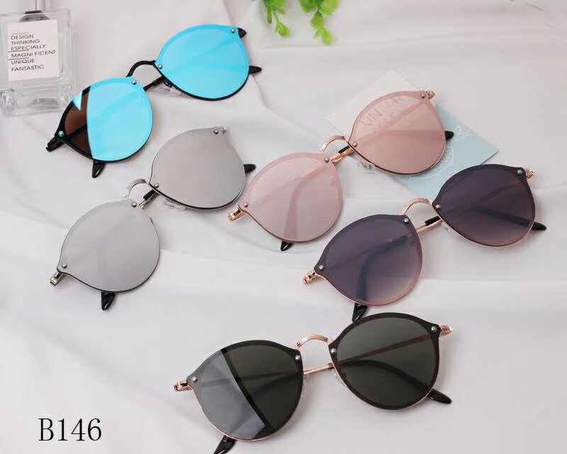 Rimless aviator sunglasses