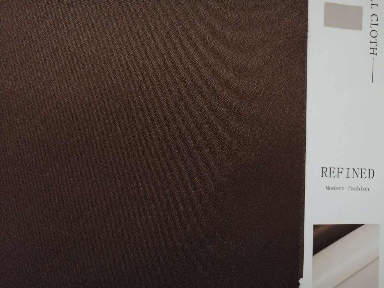 Hengzhi modern Nordic Style New Chinese Wall Fabric REFINED 3 bedrooms - dark brown Specification image