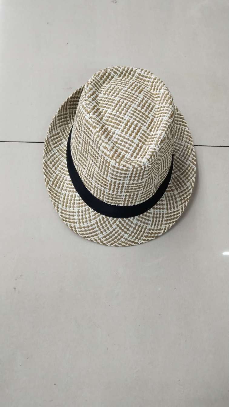 Mahjong grid hat khaki thumbnail