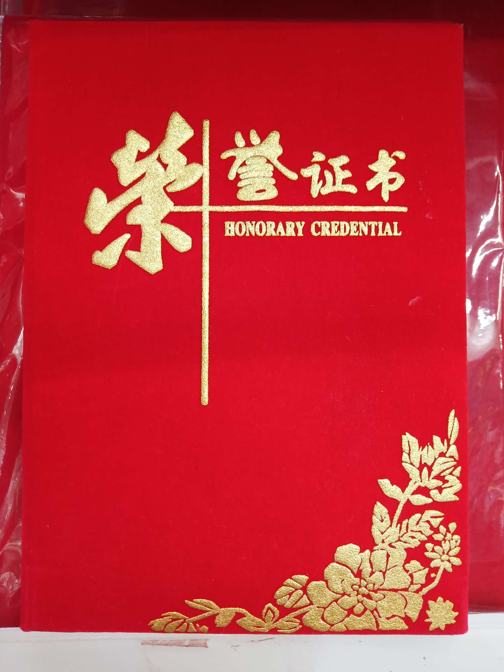 Moder certificate of Honor