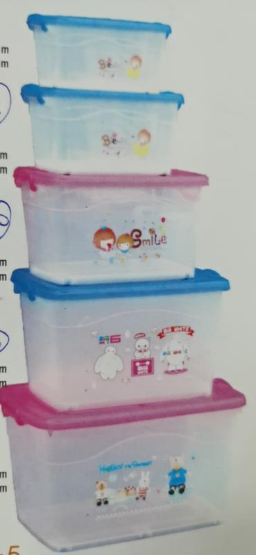 透明整理箱，彩色整理箱有大号小号，简约透明收纳箱产品图