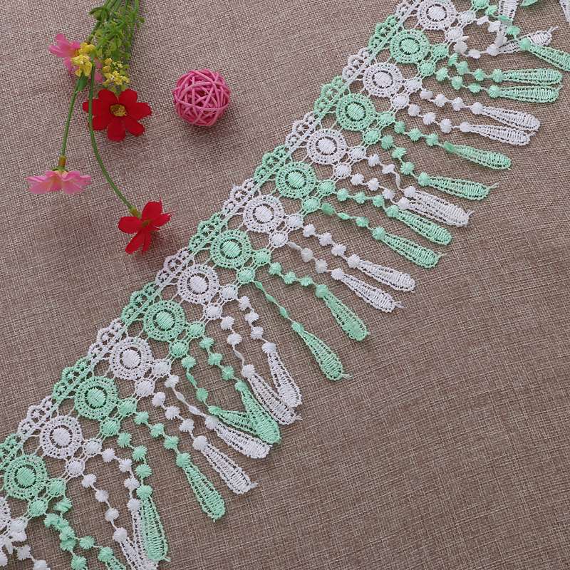 Elegant lace colorful pendant water-soluble lace Specification image