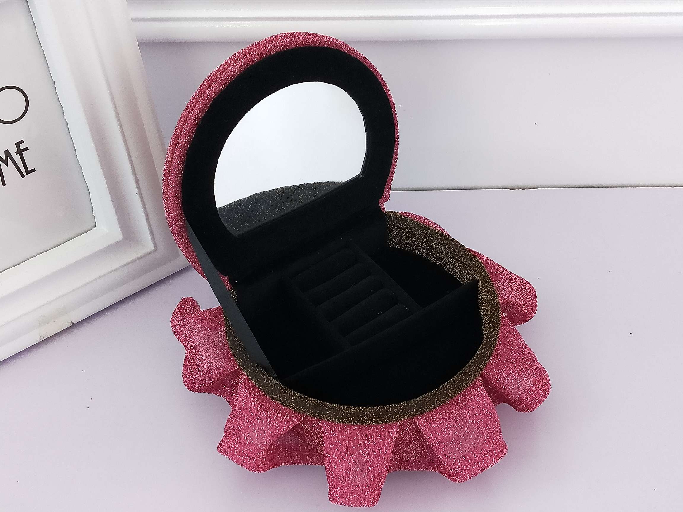 Jinqi Sofa Jewelry Box, Fashion Ring, Stud Stand, Jewelry Storage box, packaging display prop X39-391/392 Specification image