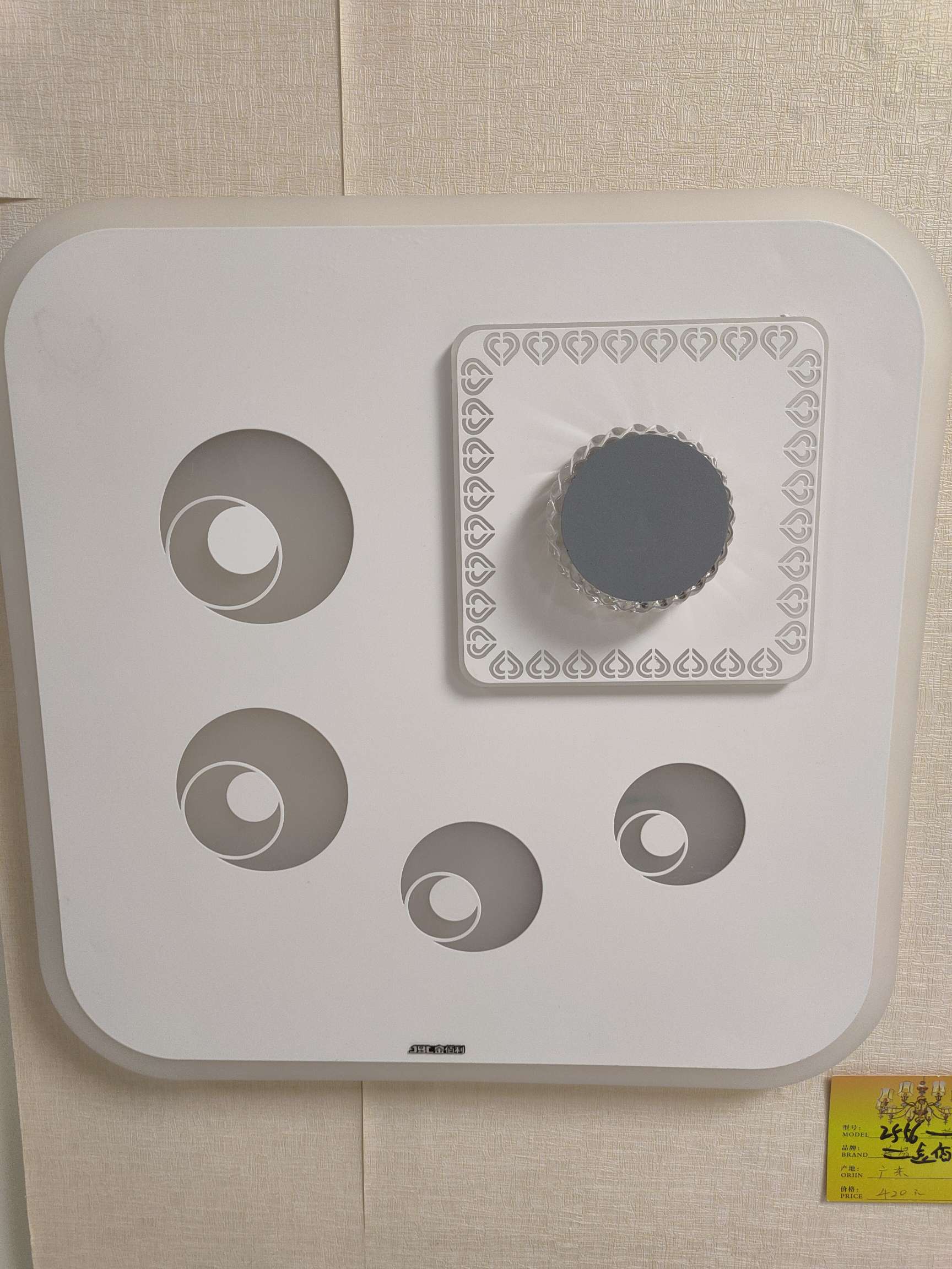 卧室灯现代简约大气轻奢LED书房吸顶灯创意圆形温馨吸顶灯浪漫房间灯具吸顶灯详情图6