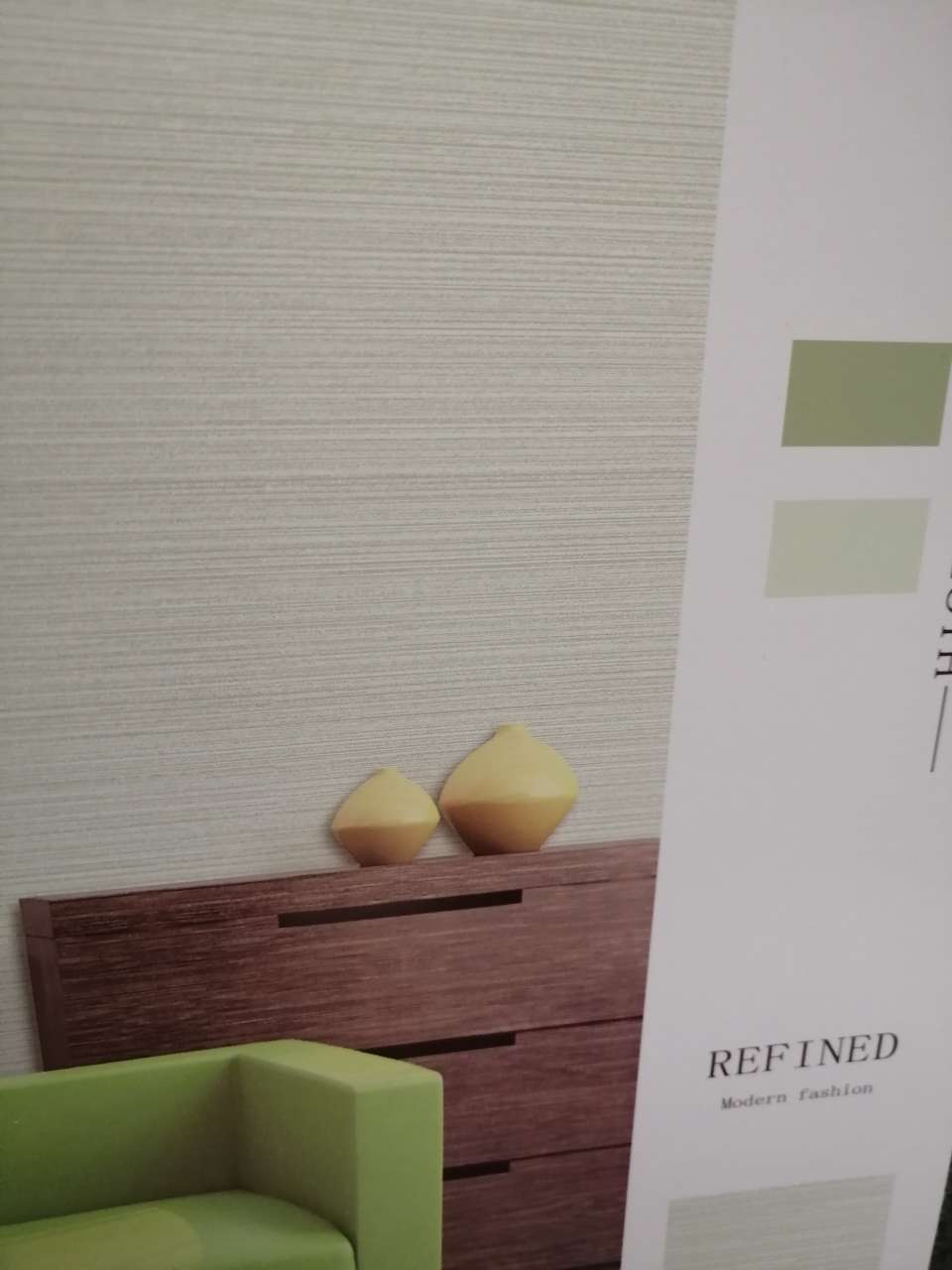 Hengzhi Modern Nordic Style Morandi color Wall Fabric REFINED 5 Tender tea details Picture