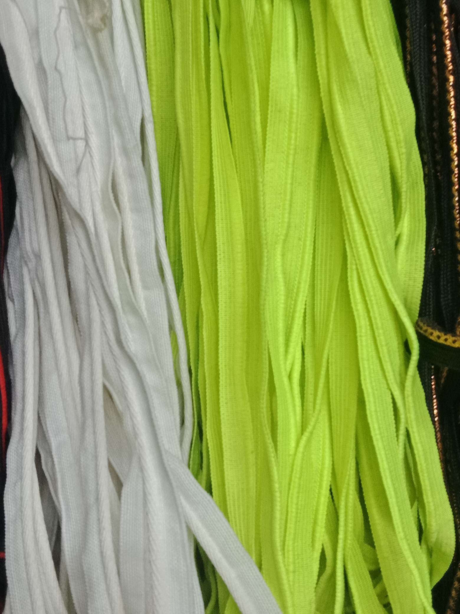 拉链23拉链尾巴 彩色 环保 新欧标 丙纶 捆绑绳 平纹织带