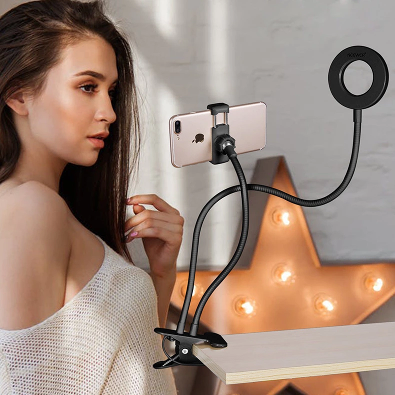 Mobile phone Lazy Person Stand 2-in-one Fill Light, Streamer Beauty Desktop version undefined