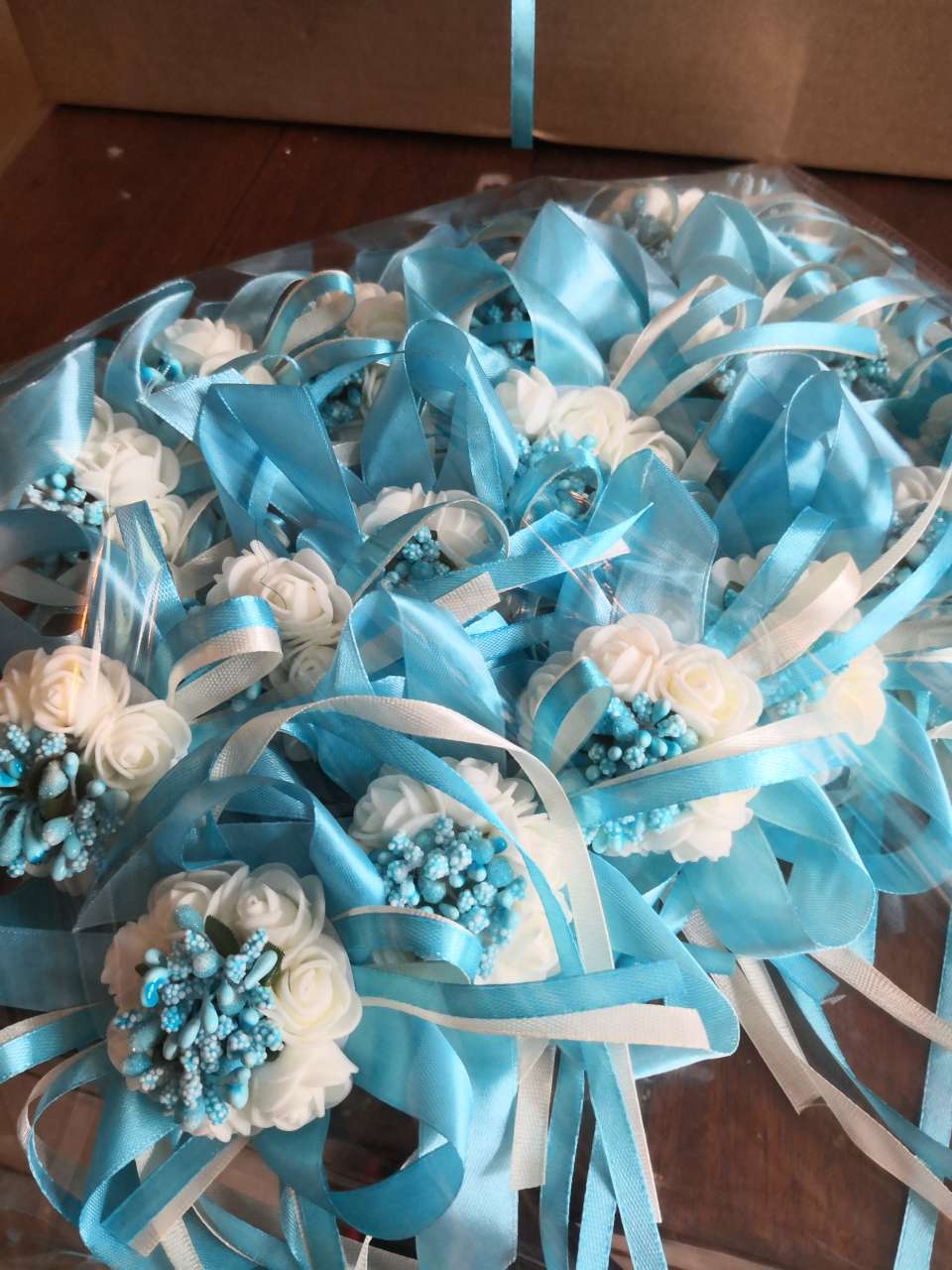 结婚新娘新郎伴娘伴郎手腕花姐妹花产品图