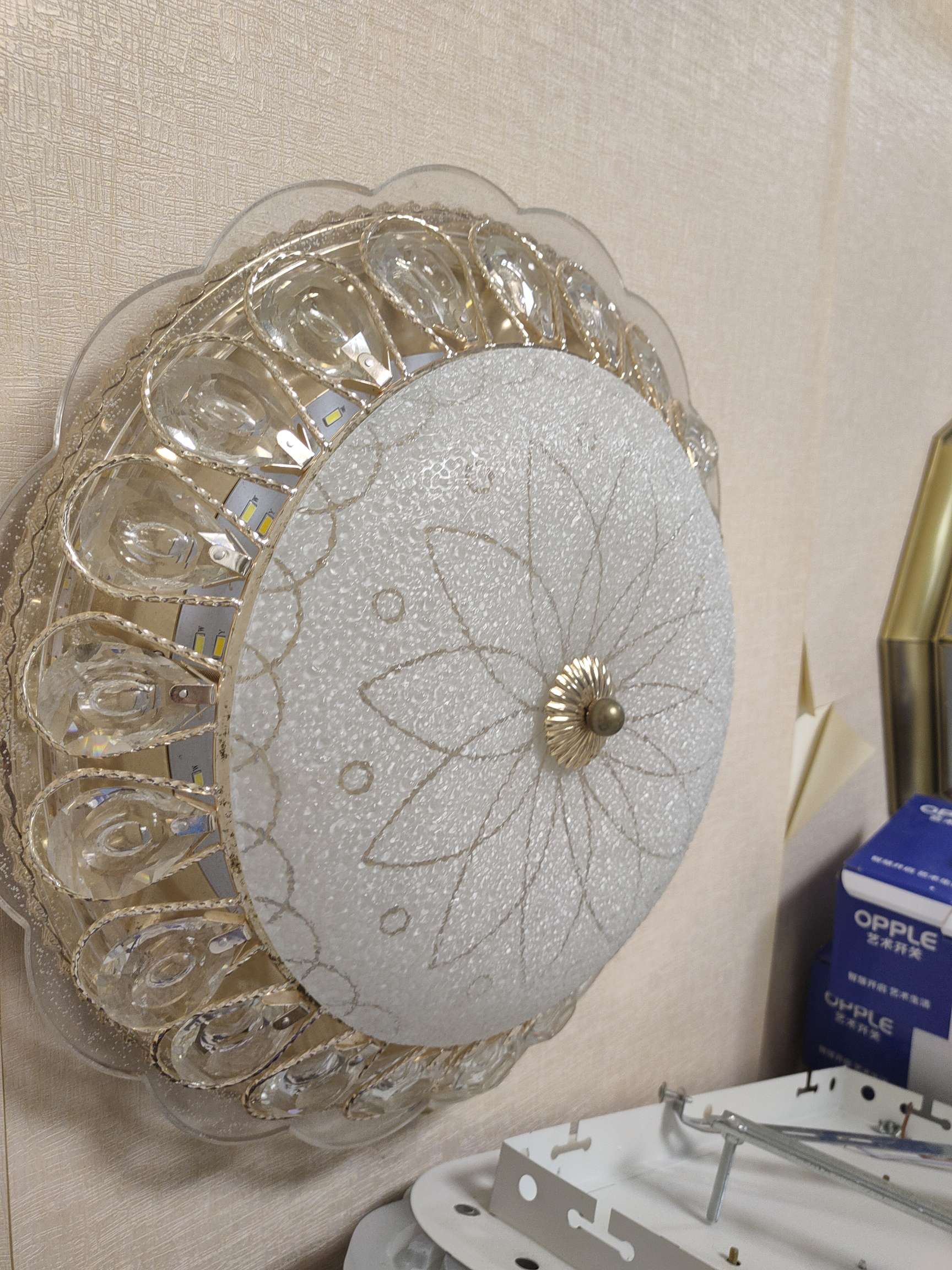 四季灯饰卧室灯现代简约大气轻奢led书房吸顶灯创意圆形温馨浪漫房间灯具吸顶灯详情图7