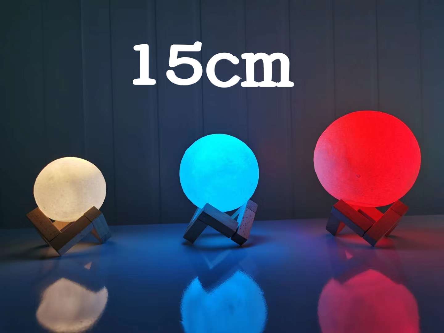 Colored moon lights, vinyl moon night lights