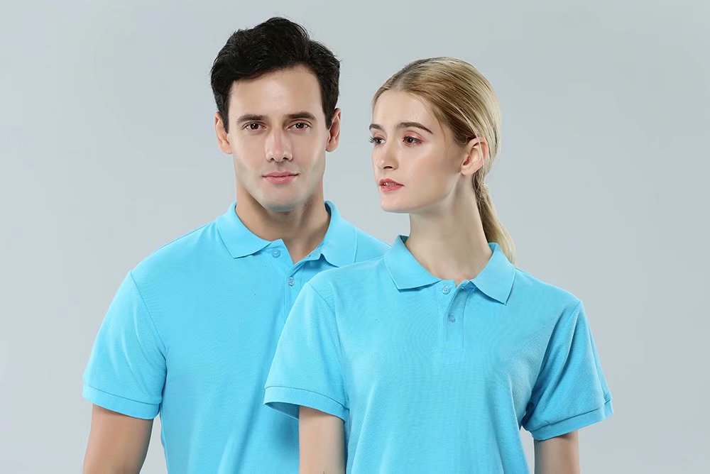 Factory direct sales, custom diy solid color lapel short-sleeved polo advertising shirts, custom-made logo printed cultural shirts and work clothes https details Picture