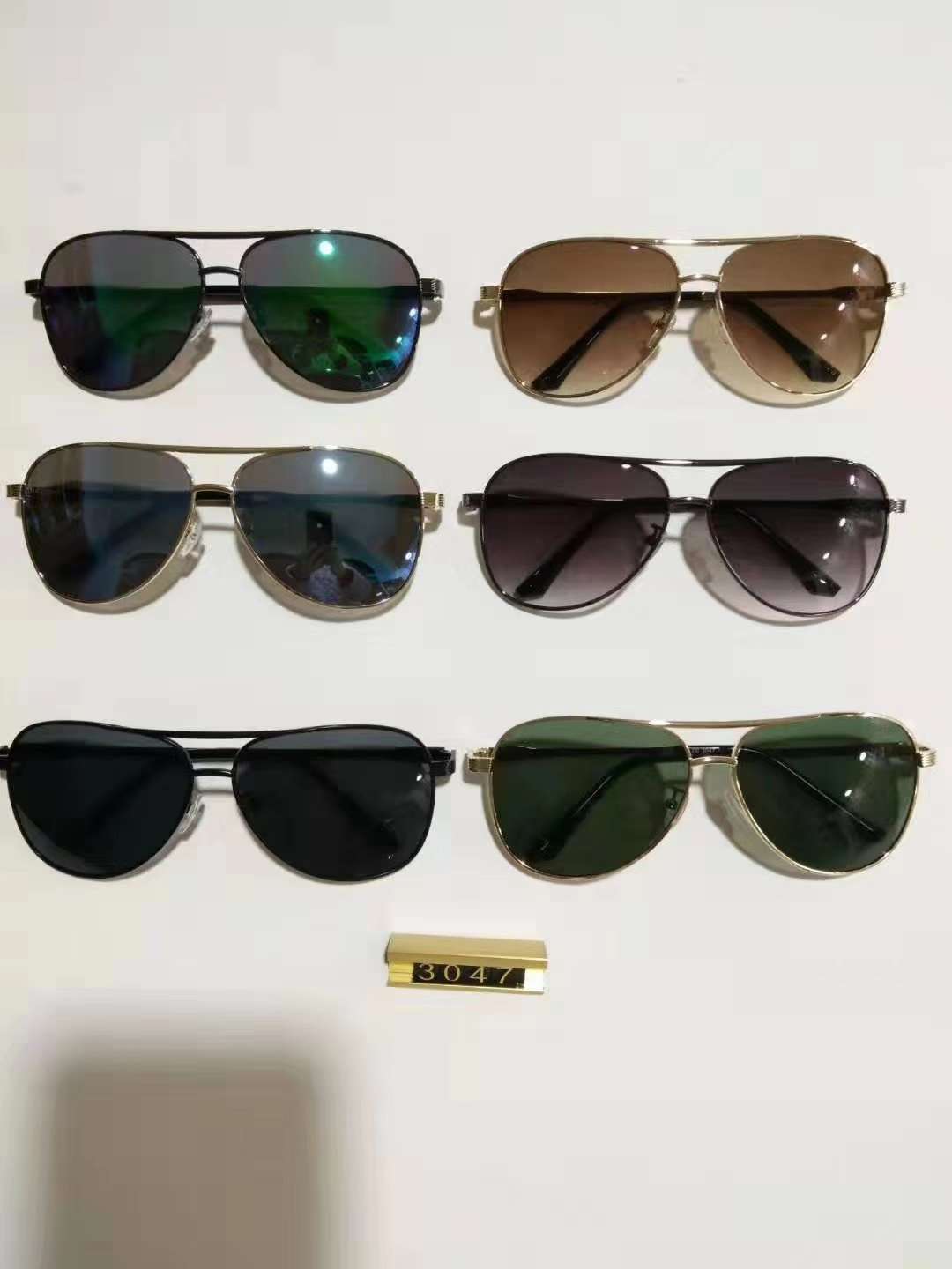 3047 Metallic sunglasses for men