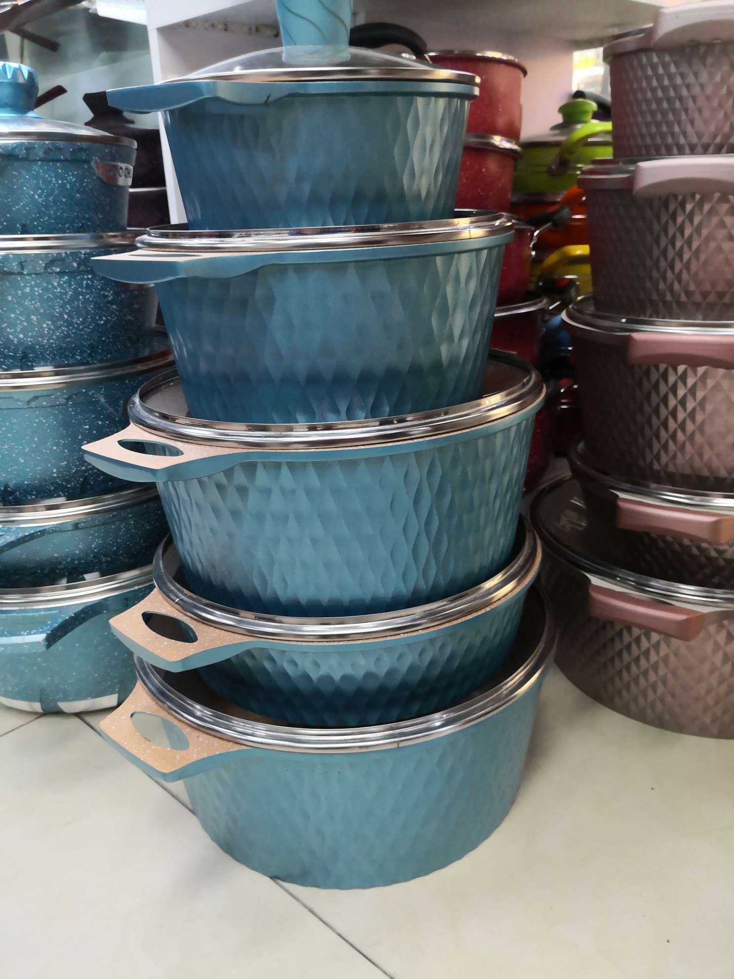 Five-piece soup pot set