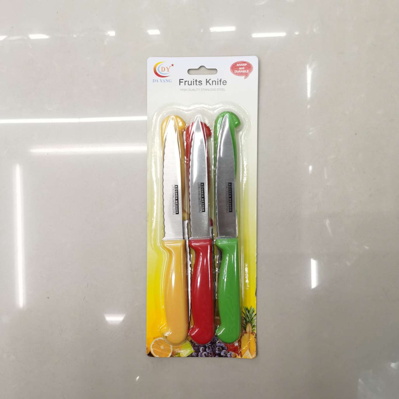 F02-002 6pcs fine-tooth knives Specification drawing