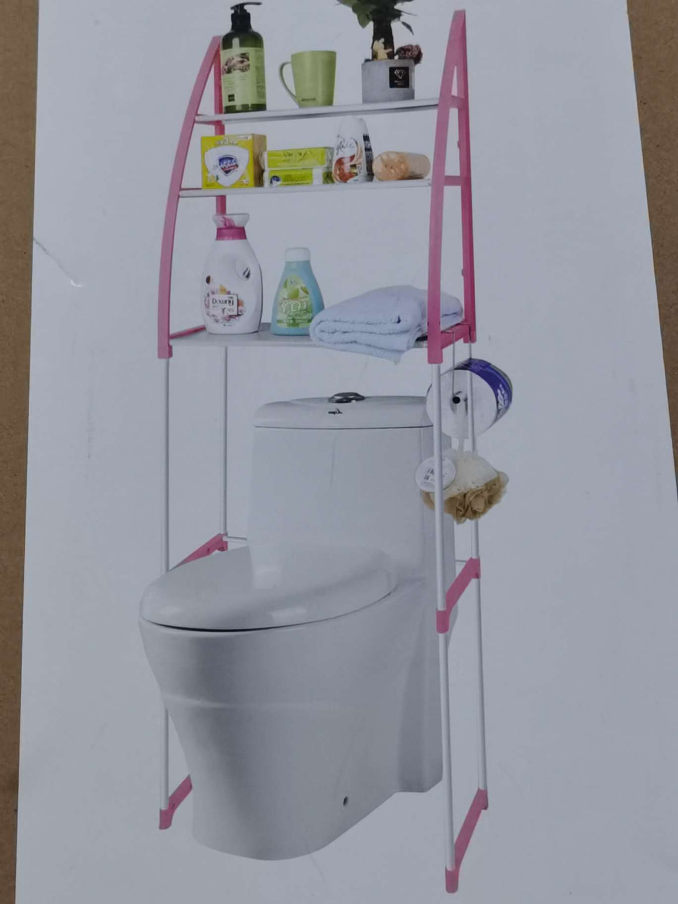 三层马桶铁架子细节图