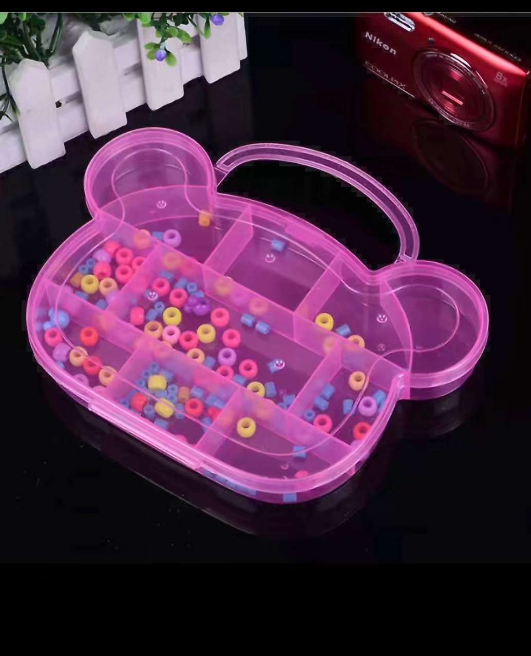 Wholesale cute bear animal portable storage boxes jewelry boxes small tools accessories with a large quantity of superior thumbnail