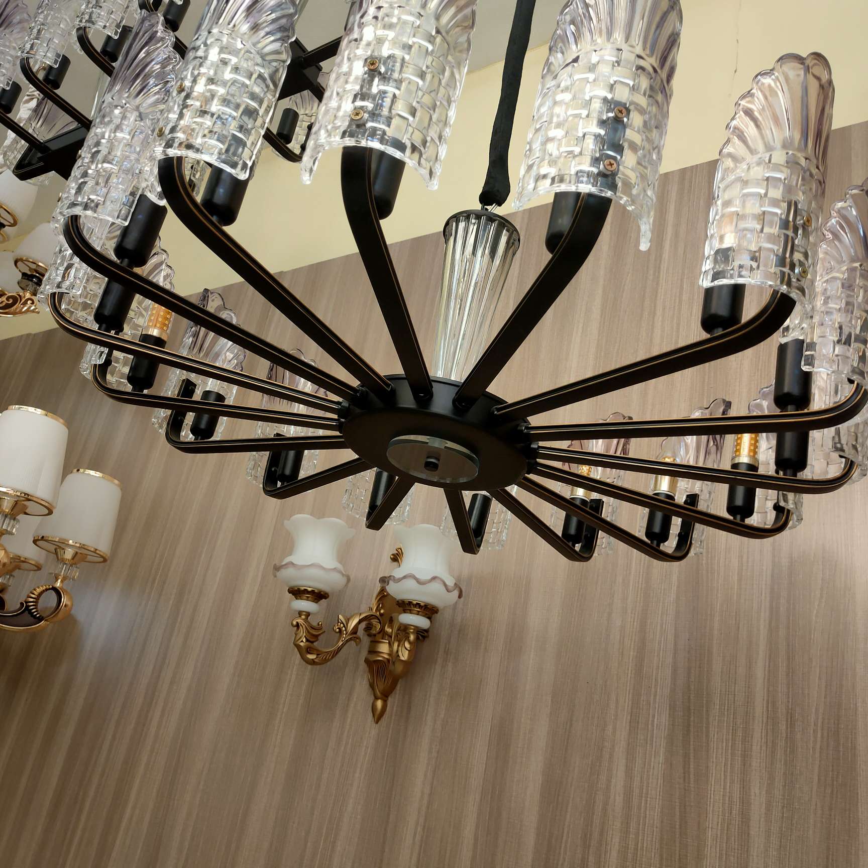 Nordic lighting fixtures, modern and simple style, clothing store bedroom magic bean chandelier, dining room trendy red light, grand home living room chandelier undefined