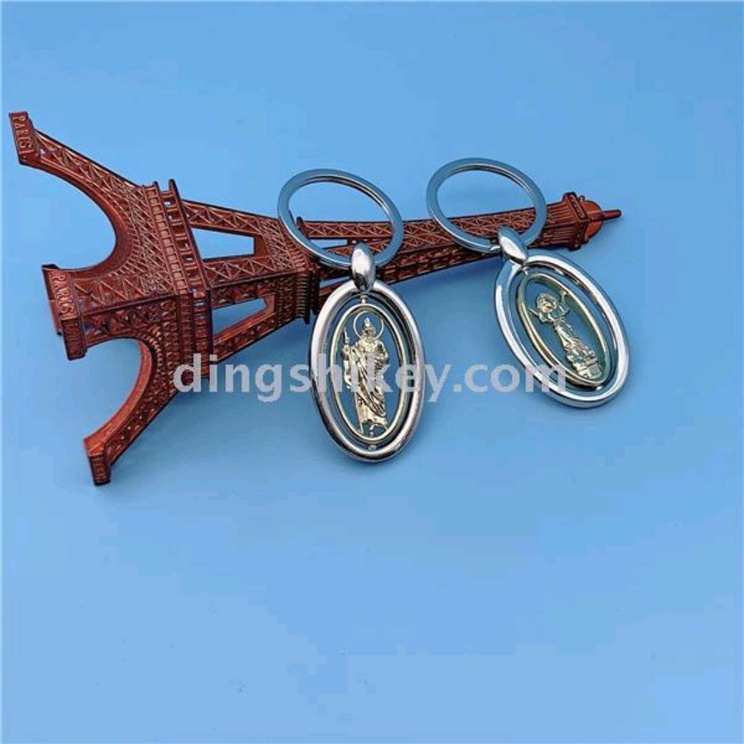 Oval-shaped rotating key chain Application Scenario