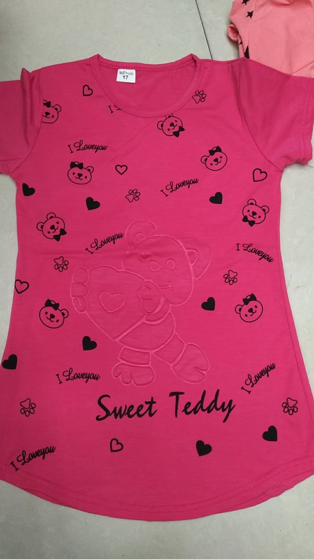 Cotton short sleeve T-shirt for girls the new summer 2020 cuhk children's style half sleeve T-shirt for children Korean students