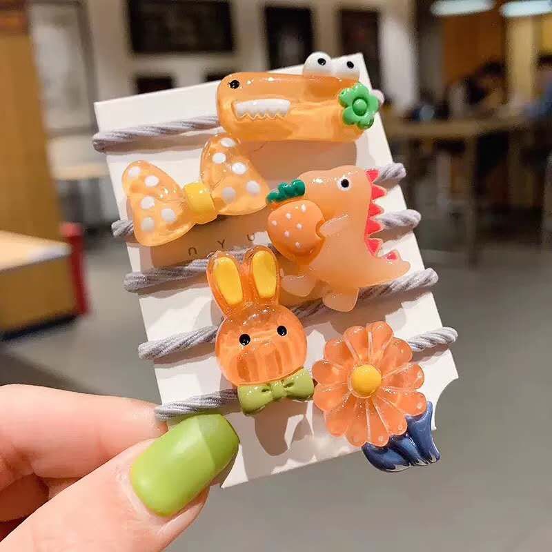 Children's hair ties, girls' hair lanyards, Korean baby hair accessories, hair bands, hair ties, rubber bands, little girls' headwear undefined