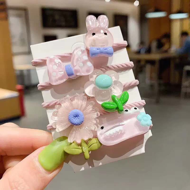 Children's hair ties, girls' hair lanyards, Korean baby hair accessories, hair bands, hair ties, rubber bands, little girls' headwear undefined