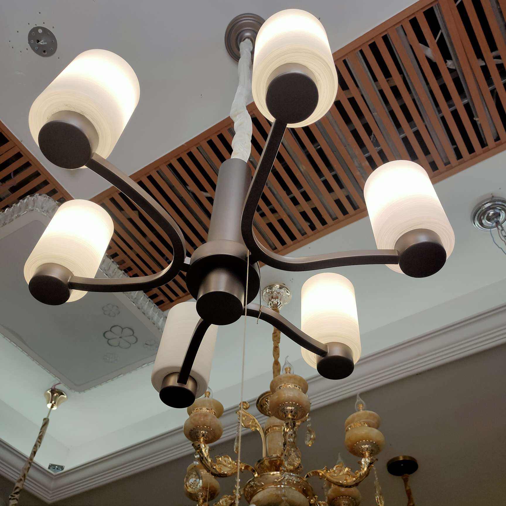 Nordic lighting fixtures, modern and simple style, grand clothing store bedroom magic bean chandelier, dining room Internet red light, home living room chandelier undefined