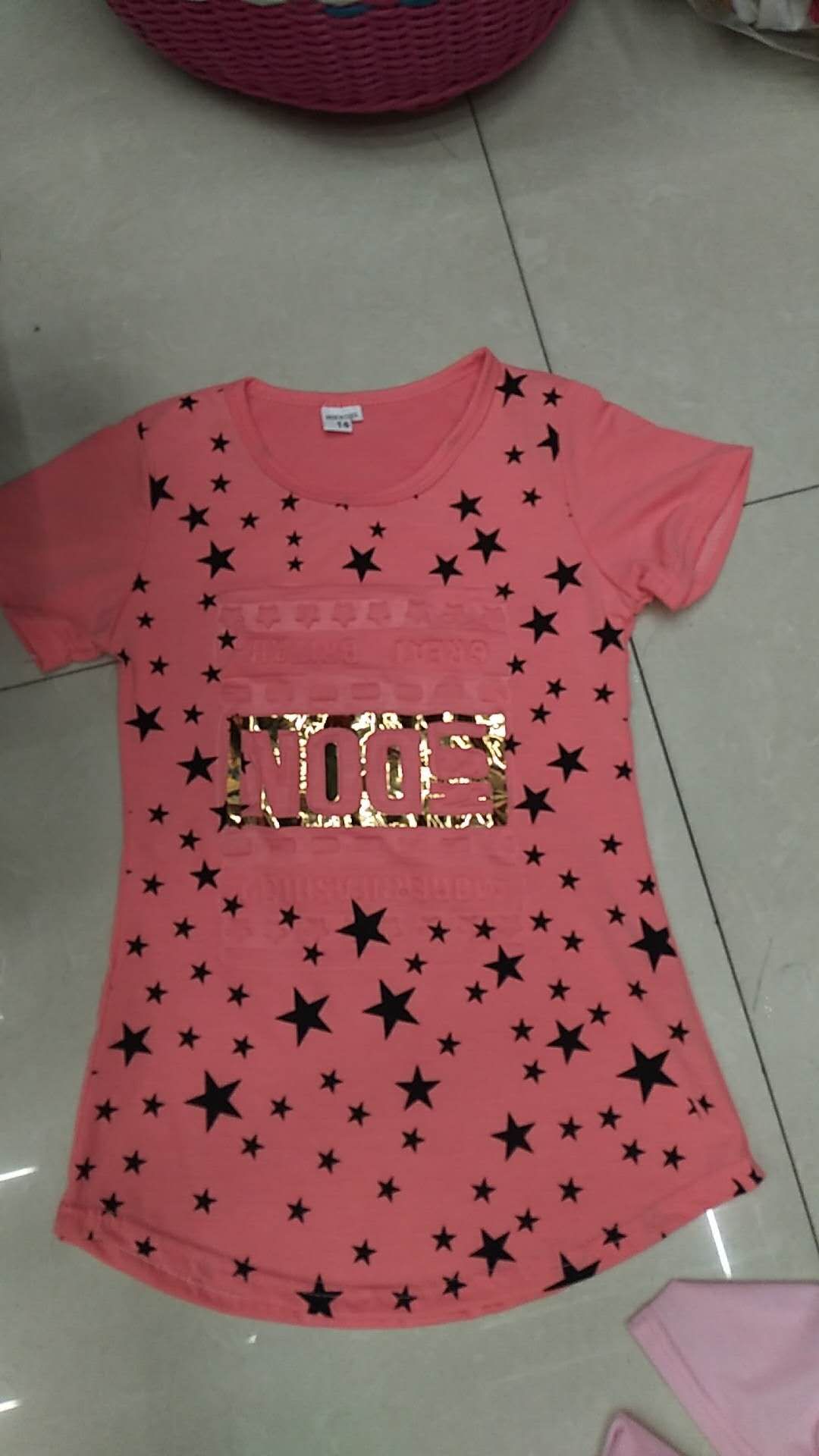 Cotton girl's Short sleeve T-shirt for summer 2020, the new style of Children's wear in Cuhk thumbnail
