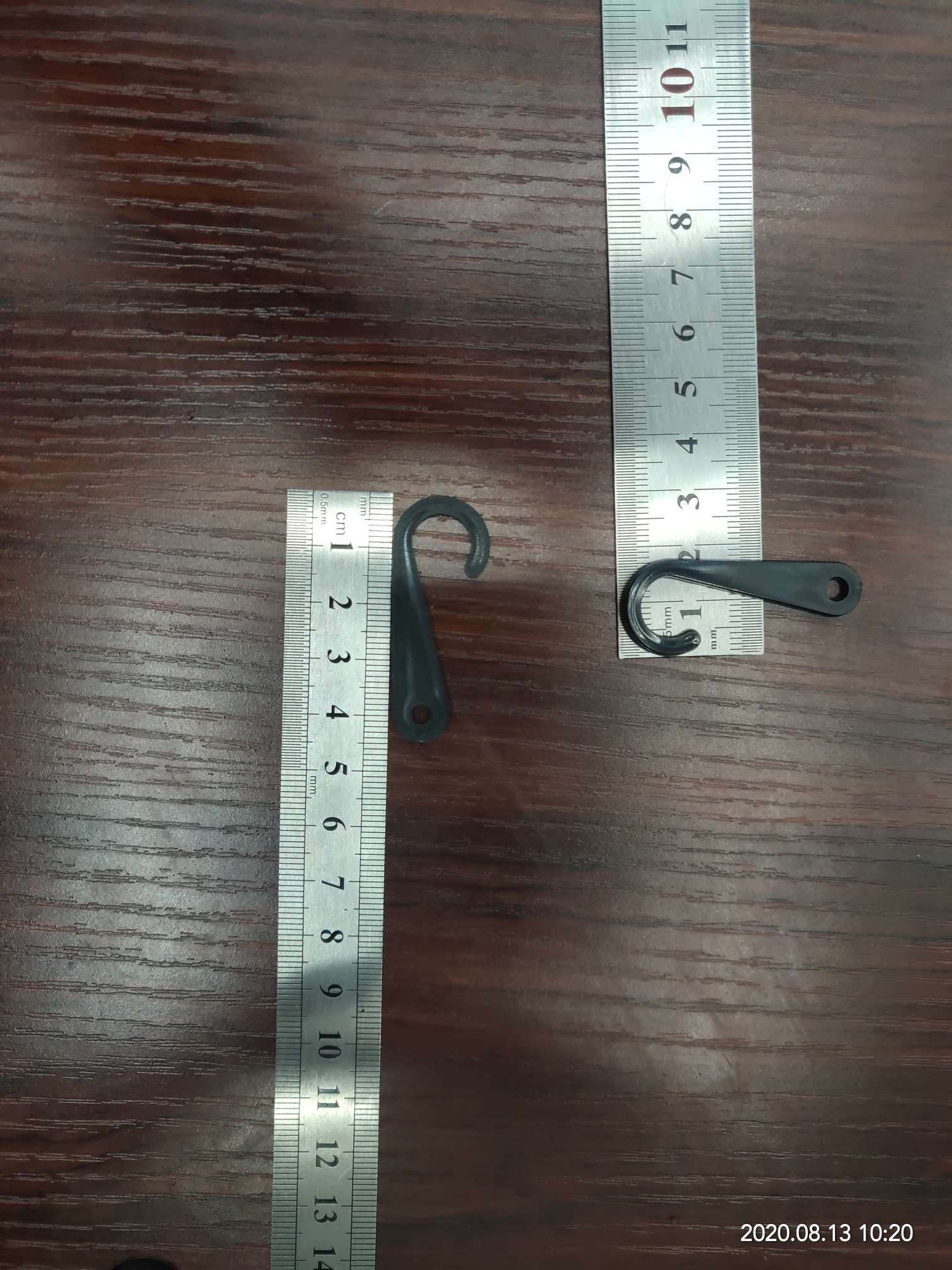 环保黑问号帽子挂钩毛巾钩帽子塑料钩黑色问号勾产品图