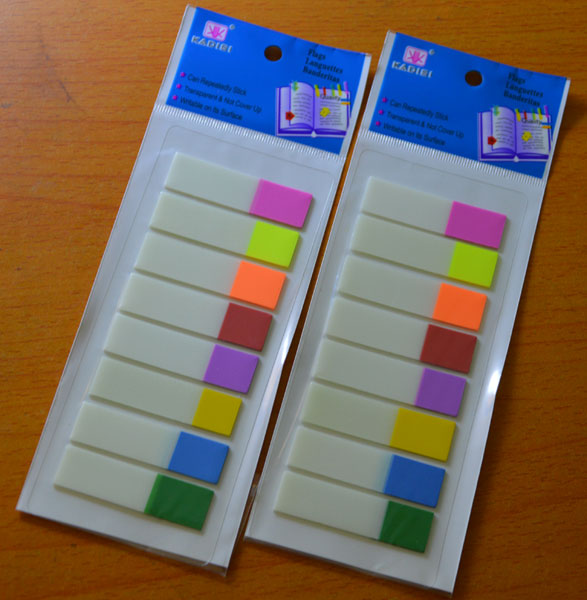 Manufacturer direct sale OPP extract five sticky note label stickers