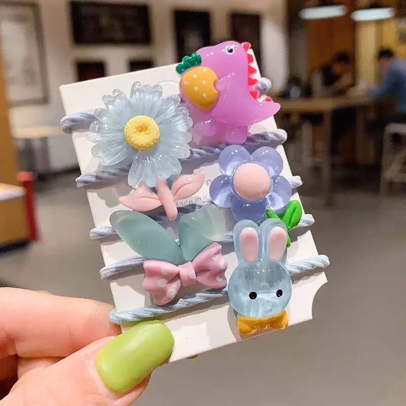 Children's hair ties, girls' hair lanyards, Korean baby hair accessories, hair bands, hair ties, rubber bands, little girls' headwear Item Picture