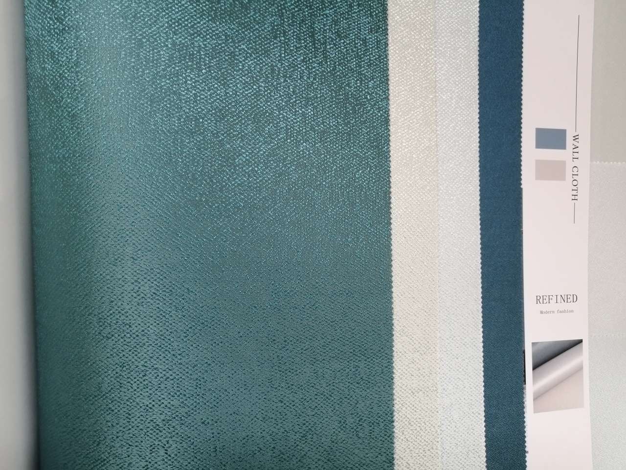 恒致现代北欧风新中式墙布REFINED 3餐厅-深橄榄绿详情图2