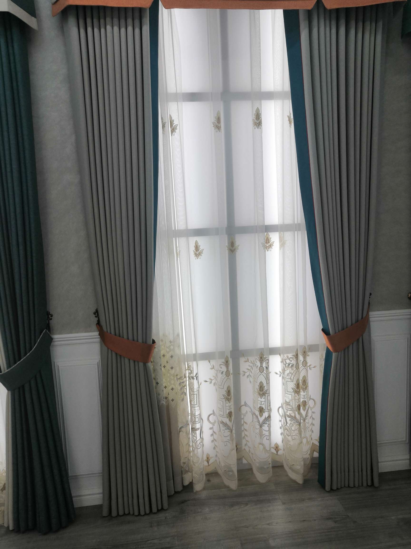 新款厂家直销可零售批发----全遮光棉麻图