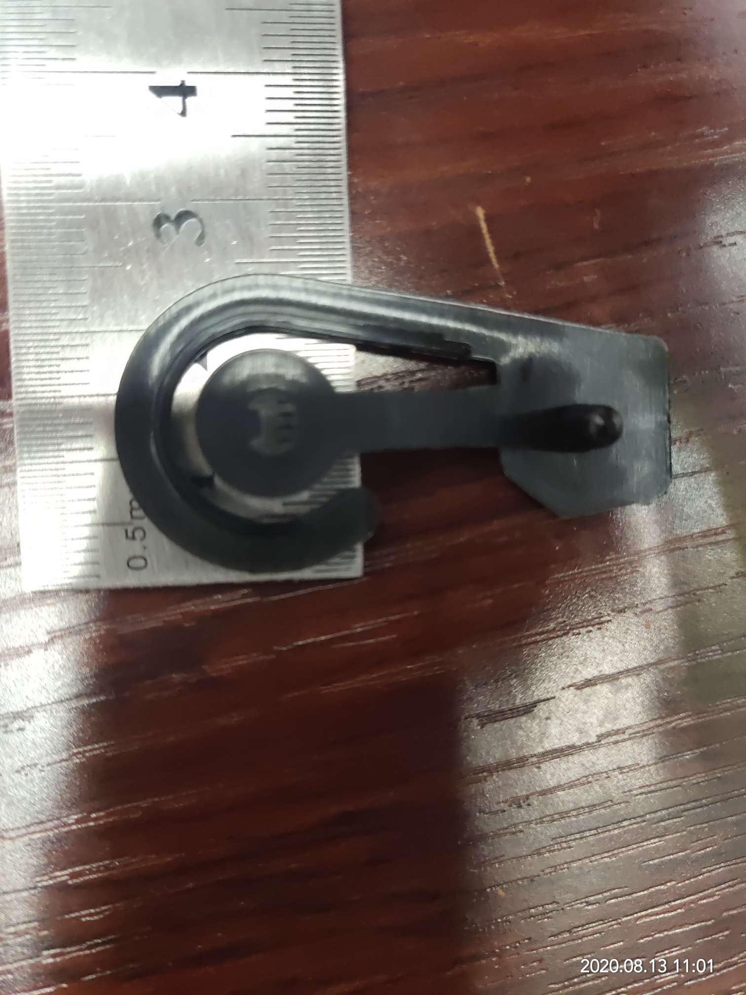 帽子挂钩毛巾钩帽子塑料钩黑色环保扣钩细节图