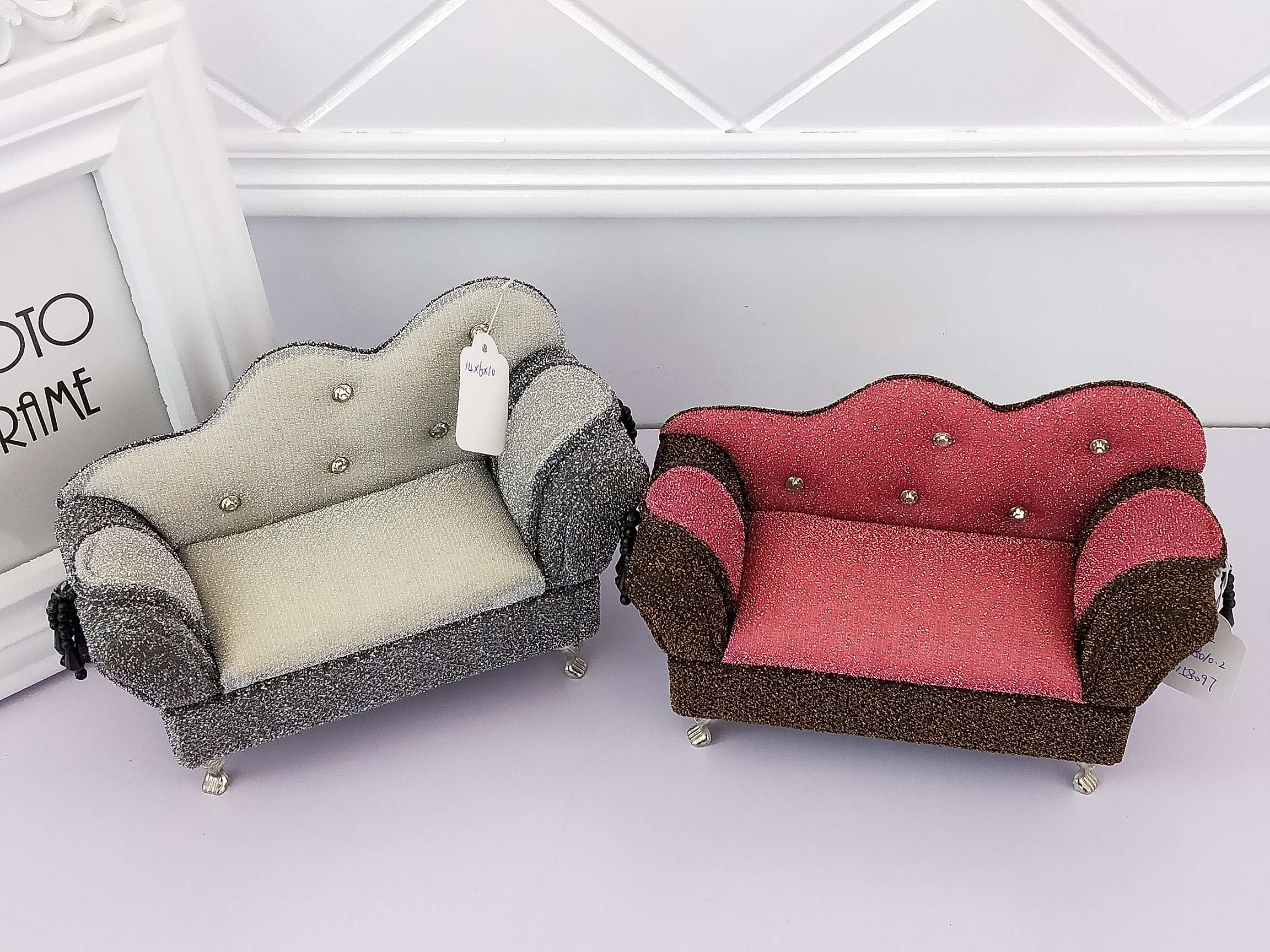 Jinqi sofa Jewelry Box, European high-end rings, necklaces, accessories storage, jewelry and ornaments X57-391/392