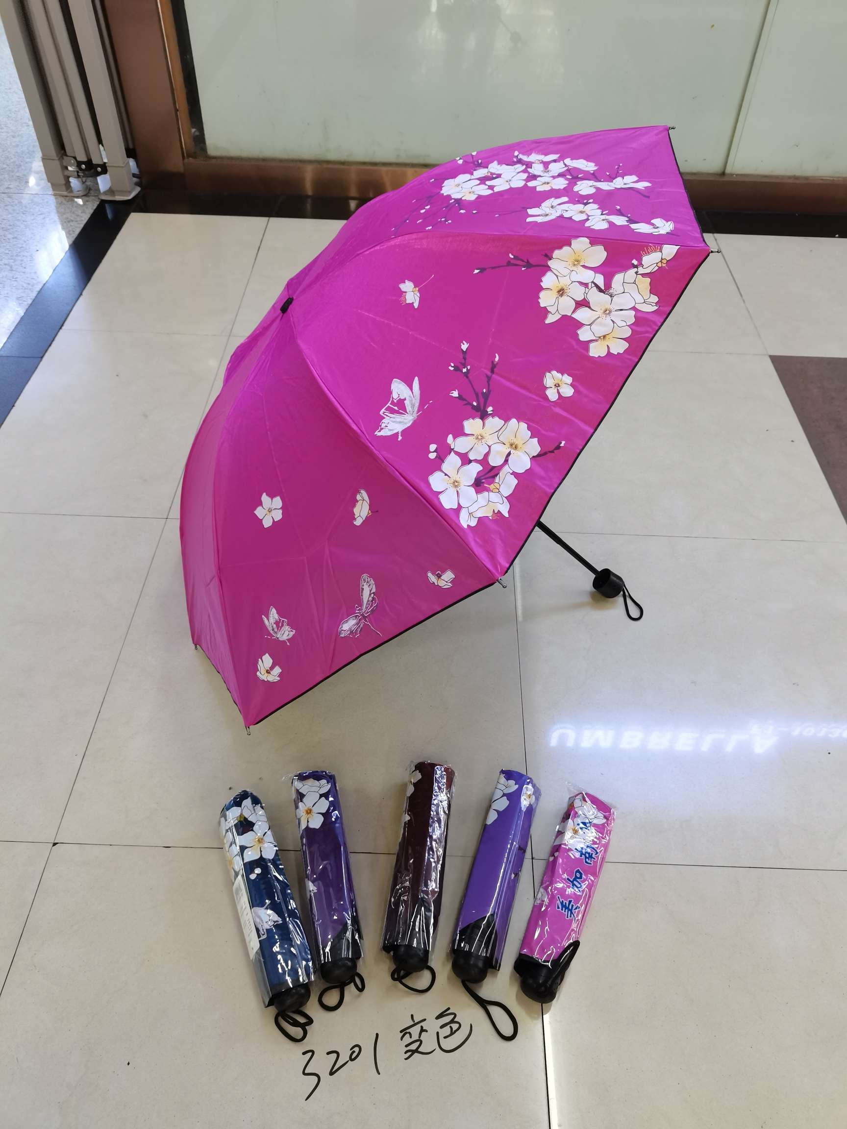 3201黑胶防紫外线伞详情图7