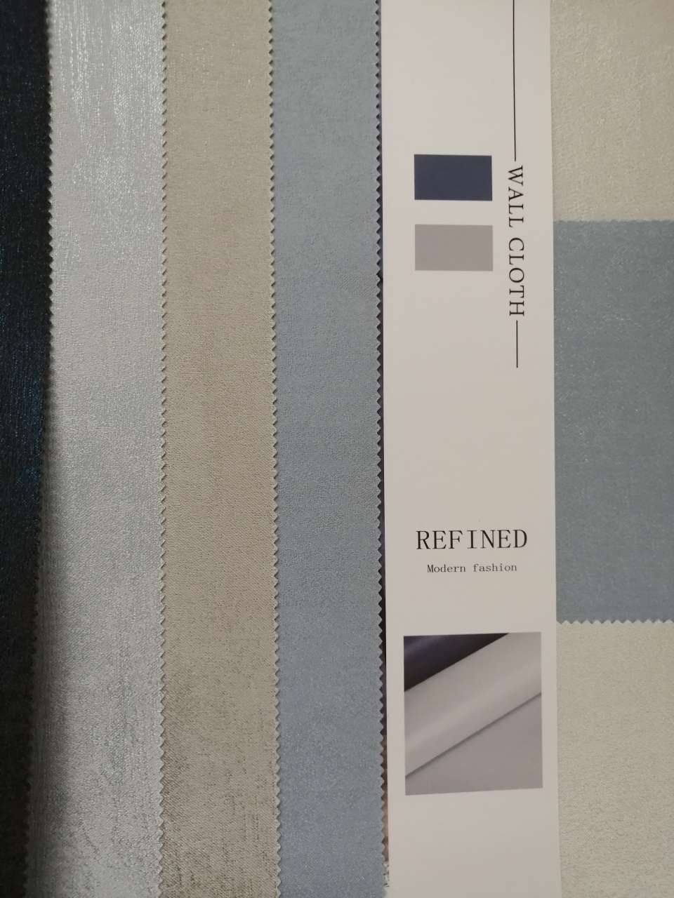 Hengzhi modern Nordic Morandi wall fabric REFINED 1 Slytherin dark green Specification image