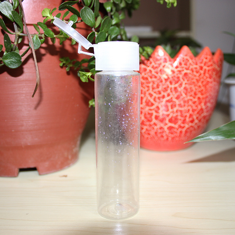 Factory direct sales 80ml round cap lotion bottle cosmetics packaging bottle flip top bottle