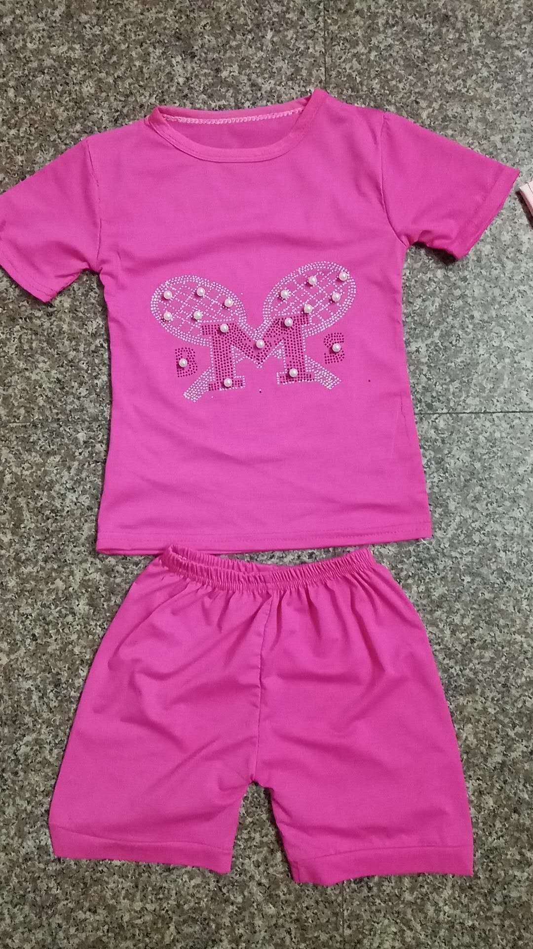 Summer wear 2020 New summer leisure suit for children fashionable two-piece suit for children thumbnail