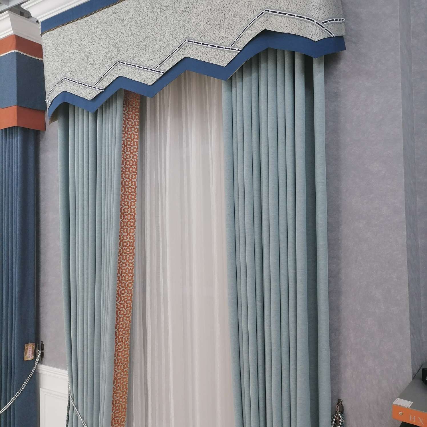 Hemp material curtain