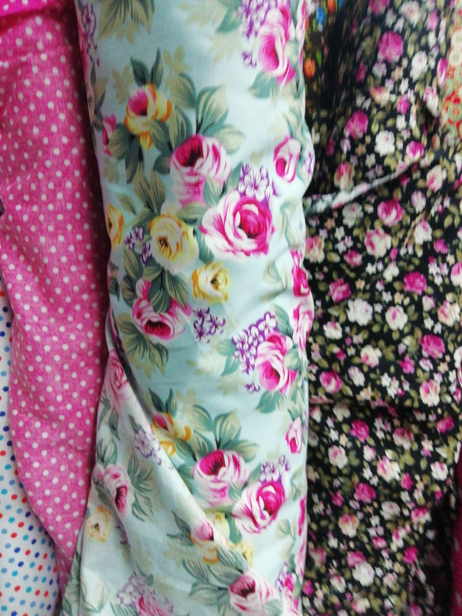 All Cotton Poplin Dress Cloth Roll Cloth Cotton Plain Silk Color Silk details Picture
