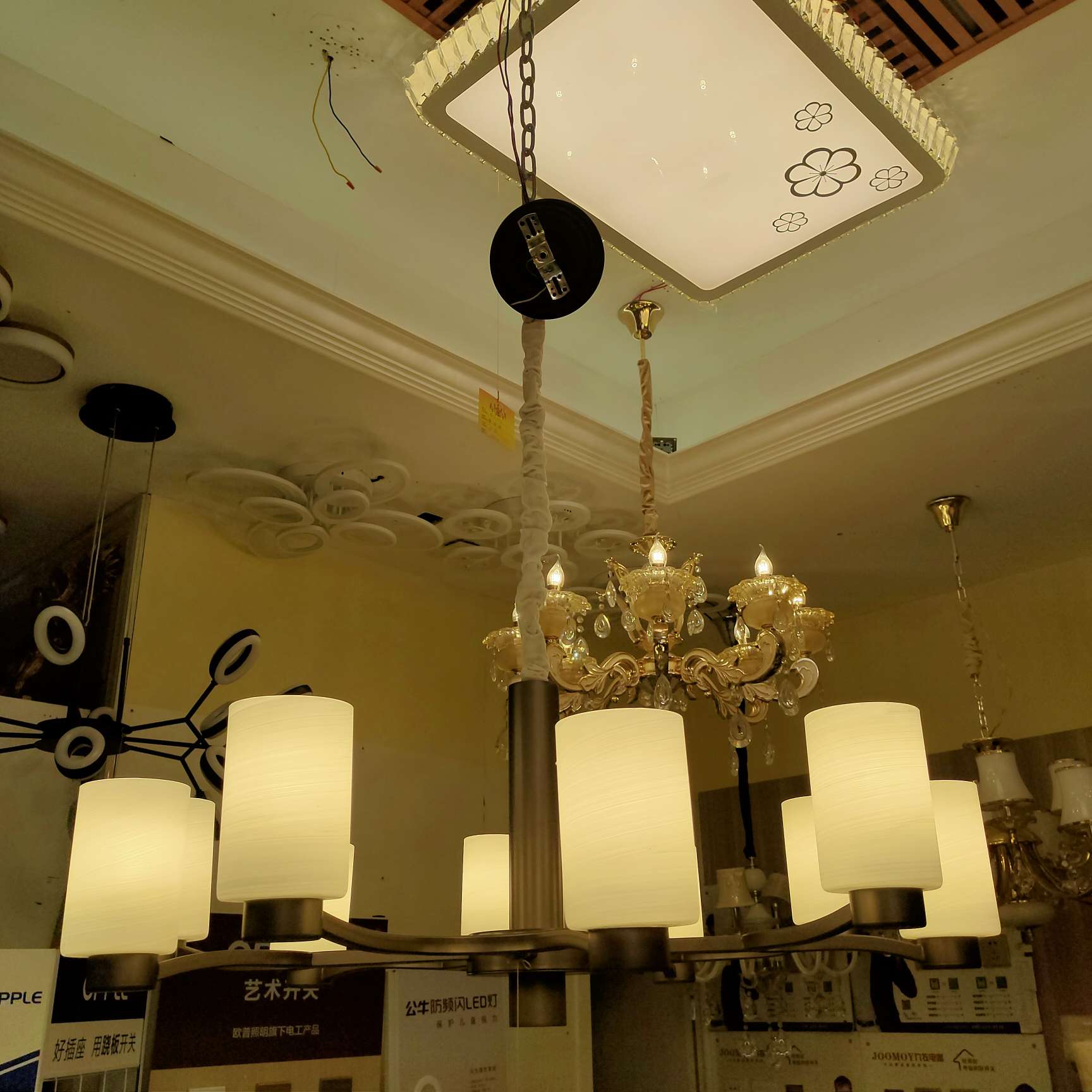 Nordic lighting, modern and simple style, clothing store bedroom, magic bean chandelier, dining room, Internet red light, home, living room, light luxury and elegant chandelier Item Picture