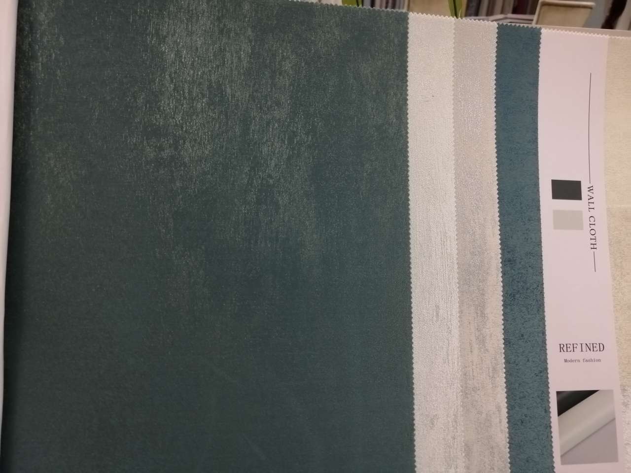 Hengzhi Modern Nordic Style Morandi color Wall fabric REFINED 1 Dark green details Picture