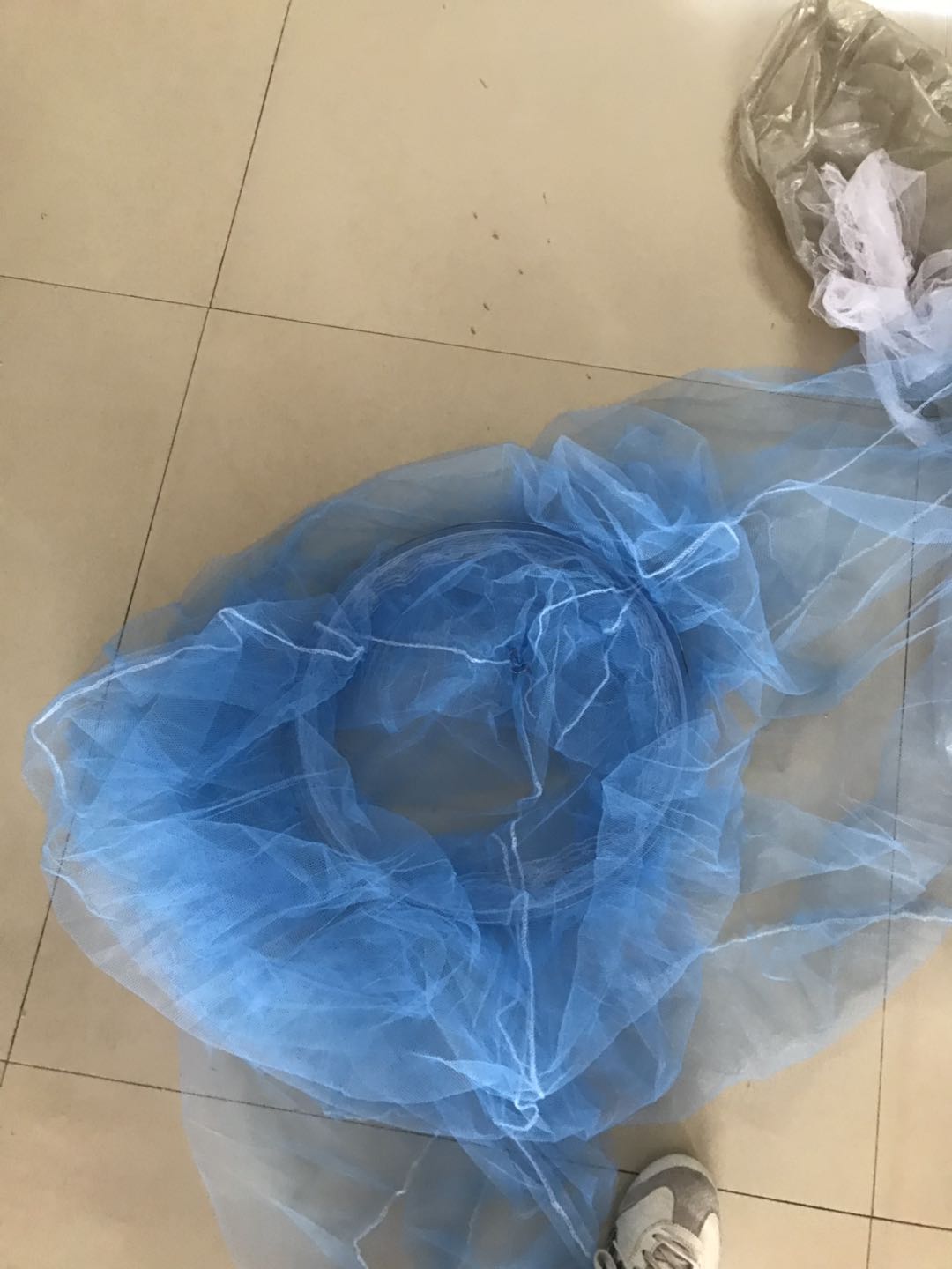 廠家直銷蚊帳店長推薦藍色網格蚊帳