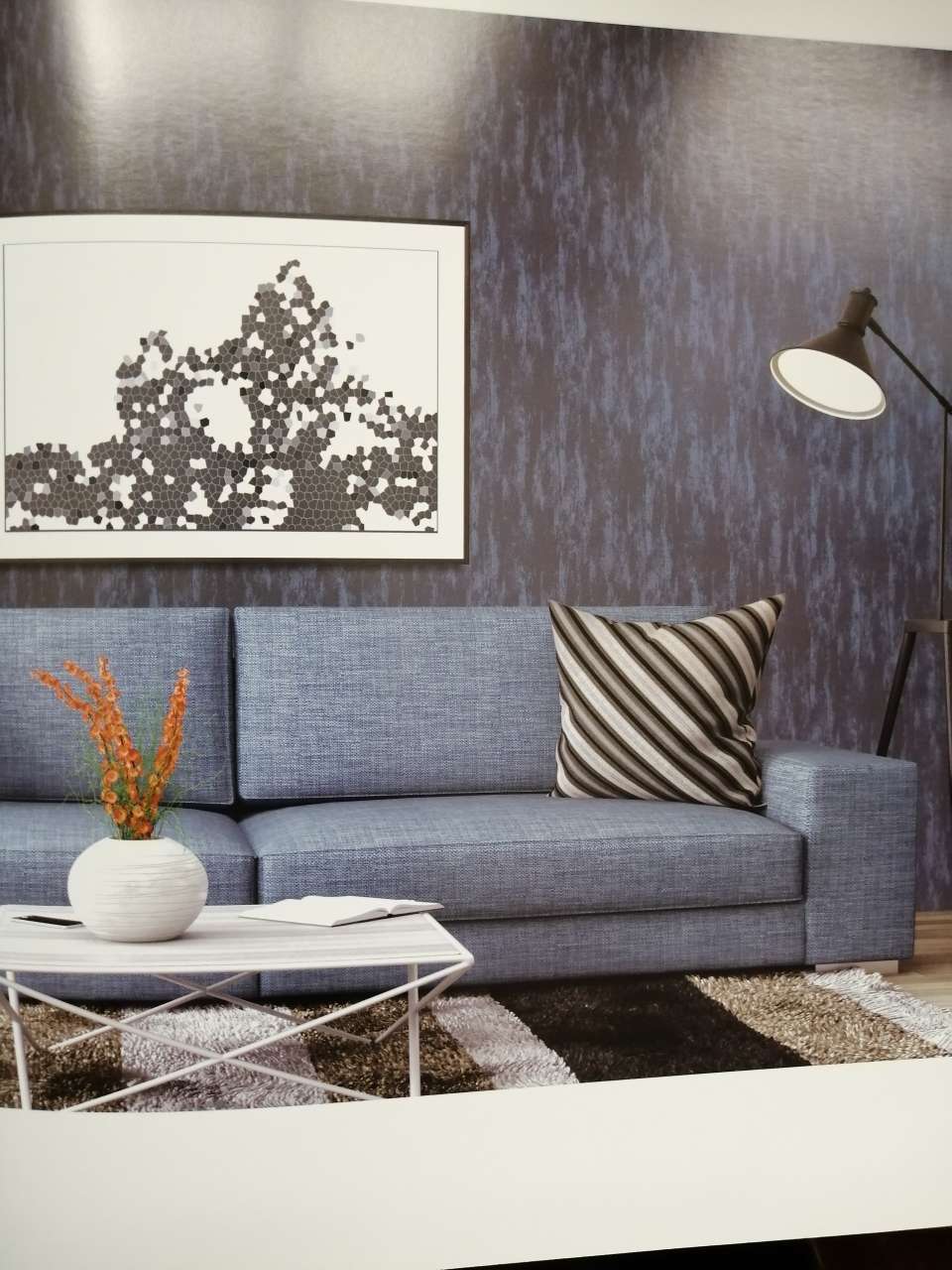 Hengzhi modern Nordic Morandi wall fabric REFINED 1 Slytherin dark green Application Scenario