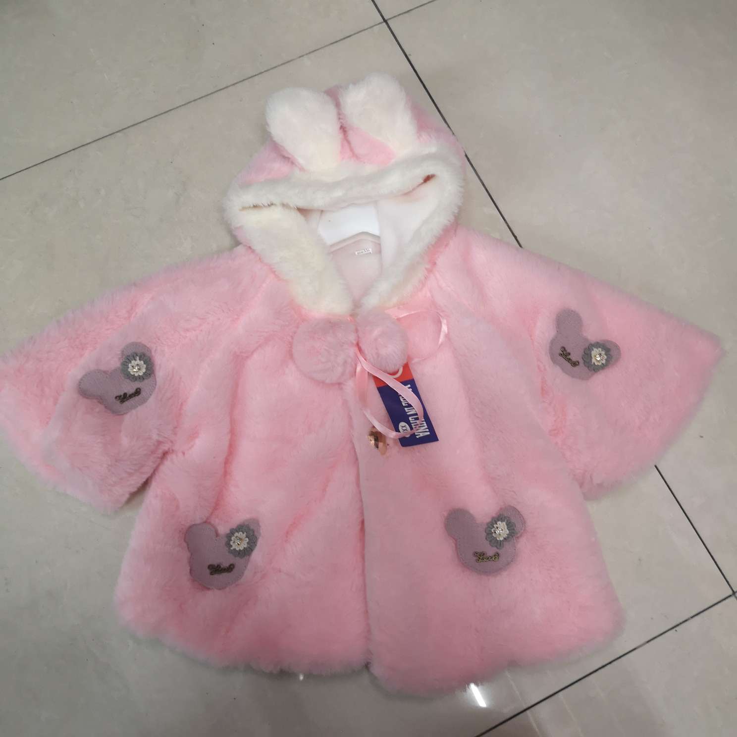 Baby cotton-padded suit new thickened girl's winter and winter clothing for 0-3 years old thumbnail