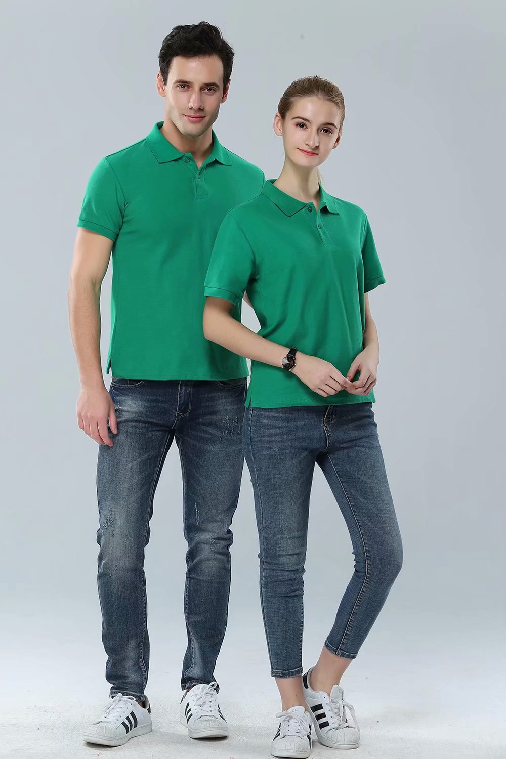 Factory direct sales, custom diy solid color lapel short-sleeved polo advertising shirts, custom-made logo printed cultural shirts and work clothes https undefined